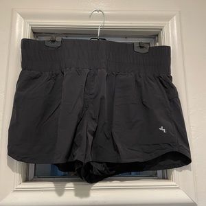 Black workout shorts